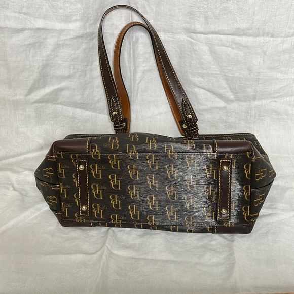 Vintage Dooney Bourke 1975 Signature Vanessa
Coated Nylon Large Tote Bag EUC - Picture 15 of 16